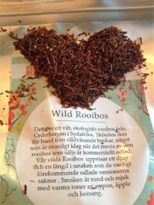 wild rooibos, the mood for tea, Stockholm